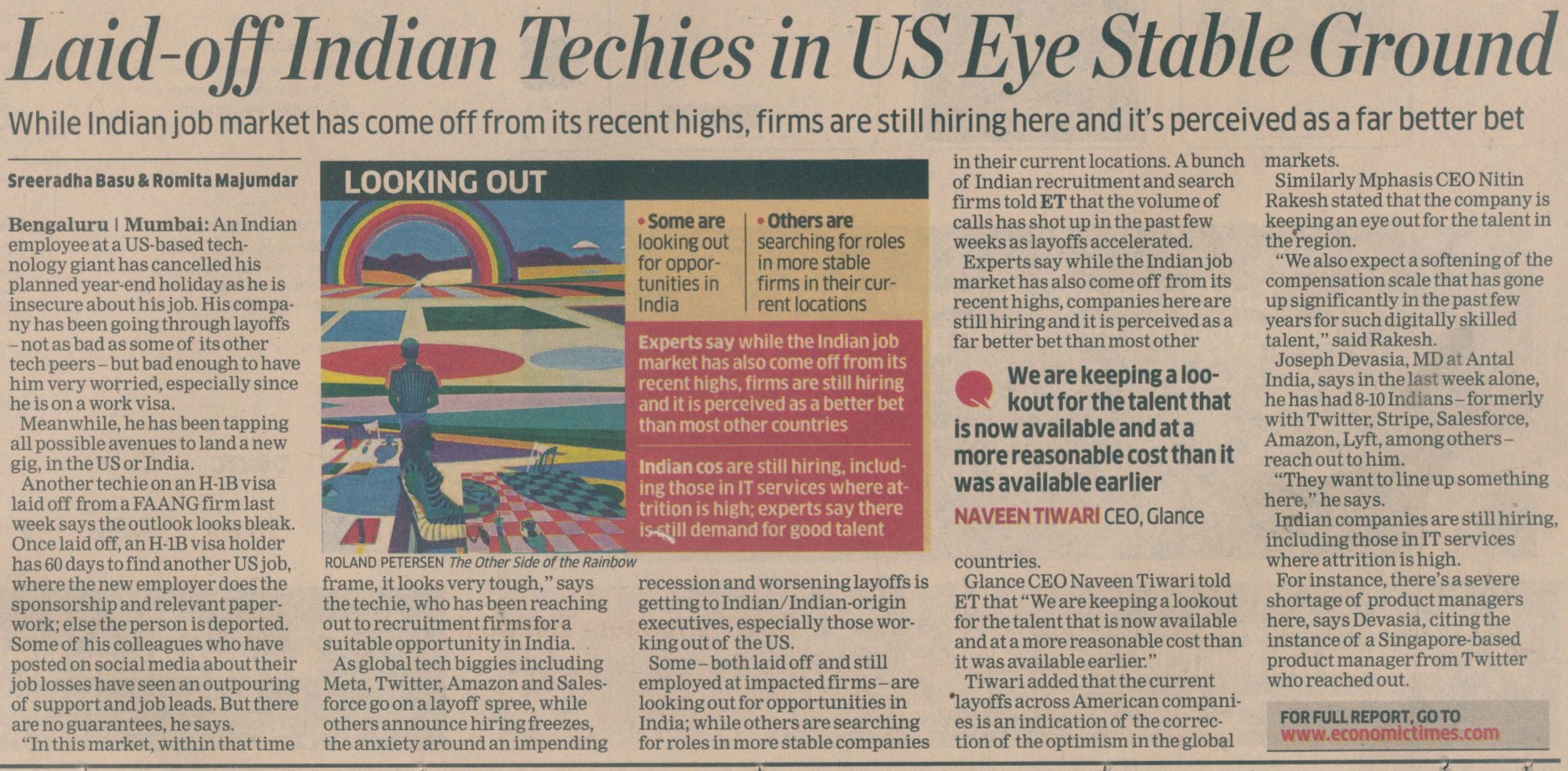 Interaction with Nitin Rakesh and The Economic Times