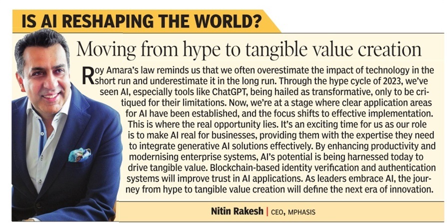 Moving from hype to tangible value creation - TOI Times Techie